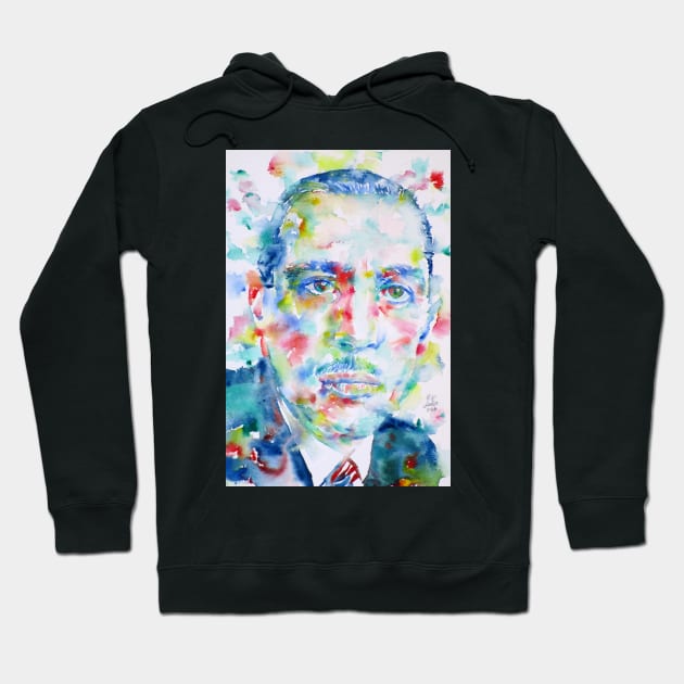 IGOR STRAVINSKY - watercolor portrait .1 Hoodie by lautir